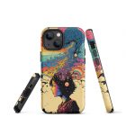 What are you thinking about? | Tough iPhone case 18 tough iphone case matte iphone 13 mini front 63bb6f269099a