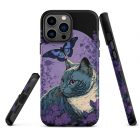 Lavender Kitten | Tough iPhone case 24 tough iphone case matte iphone 13 pro max front 63bb6b073da6b