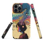 What are you thinking about? | Tough iPhone case 24 tough iphone case matte iphone 13 pro max front 63bb6f2690cb1