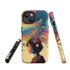 What are you thinking about? | Tough iPhone case 26 tough iphone case matte iphone 14 front 63bb6f2690da1