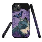 Lavender Kitten | Tough iPhone case 28 tough iphone case matte iphone 14 plus front 63bb6b073dd59