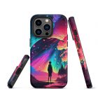 Vague Reflections | Tough iPhone case 30 tough iphone case matte iphone 14 pro front 63bb6fb417487