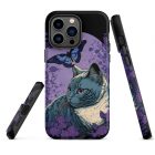 Lavender Kitten | Tough iPhone case 2 tough iphone case matte iphone 14 pro max front 63bb6b073dff2