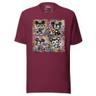 Street Cats | Distressed | Unisex t-shirt 3 unisex staple t shirt maroon front 643ebcf53f99f 1