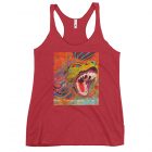 Old Yeller | Distressed | Women's Racerback Tank Top 6 womens racerback tank top vintage red front 646ae6d3b6555
