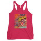 Old Yeller | Distressed | Women's Racerback Tank Top 7 womens racerback tank top vintage shocking pink front 646ae6d3b6638