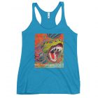 Old Yeller | Distressed | Women's Racerback Tank Top 10 womens racerback tank top vintage turquoise front 646ae6d3b69fa