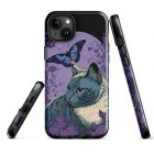 Lavender Kitten | Tough iPhone case 34 tough case for iphone glossy iphone 15 plus front 65206d1ab5e77