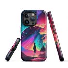 Vague Reflections | Tough iPhone case 36 tough case for iphone glossy iphone 15 pro front 65206c26b35b6