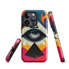They are Watching You | 0004 | Tough iPhone case 36 tough case for iphone glossy iphone 15 pro front 6520738cd3bb8