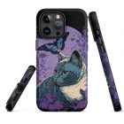 Lavender Kitten | Tough iPhone case 38 tough case for iphone matte iphone 15 pro max front 65206d1ab60cd