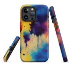 Denatured Water Colors | Tough iPhone case 38 tough case for iphone matte iphone 15 pro max front 6520725633ee9