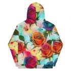 Rose Blotter | Unisex Hoodie 4 all over print recycled unisex hoodie white back 65adcc738405b
