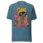 Cosmic Bear | Unisex t-shirt 4 unisex staple t shirt heather deep teal front 6622e059e5fd8