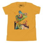 Chroma Chameleon | Youth Short Sleeve T-Shirt 8 youth staple tee mustard front 6652319d51c0e