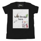 Custom Design | Youth Short Sleeve T-Shirt 1 youth staple tee black front 66b67de9b25b8