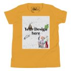 Custom Design | Youth Short Sleeve T-Shirt 13 youth staple tee mustard front 66b67de9c6766